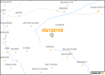 map of Indygoyka