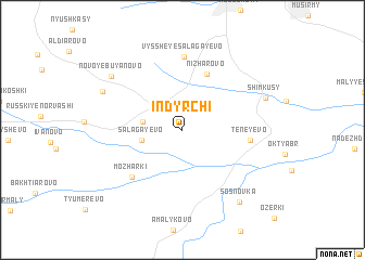 map of Indyrchi