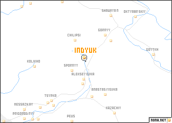 map of Indyuk