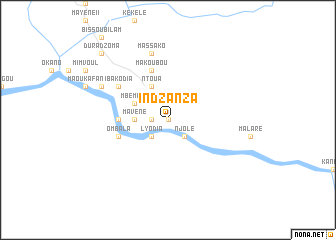 map of Indzanza