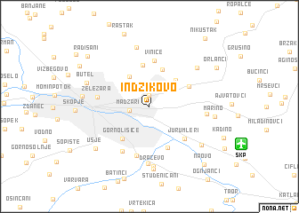 map of Indžikovo