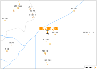 map of Indzomoko