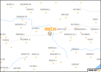 map of İnecik