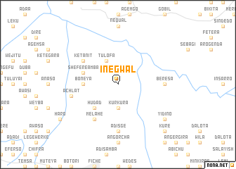 map of Inegwal