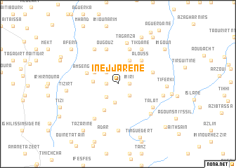 map of Inejjarene