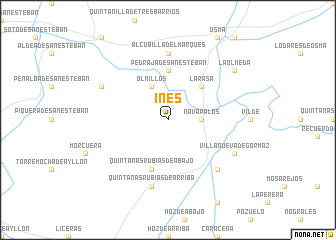 map of Inés