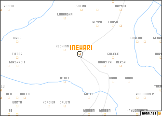 map of Inewarī