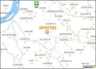 map of Infantas