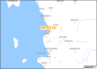 Infanta (Philippines) map - nona.net