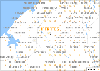 map of Infantes