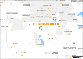 map of Infant of Prague Villa