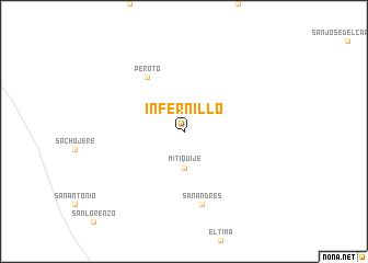 map of Infernillo