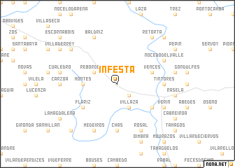 map of Infesta