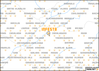 map of Infesta