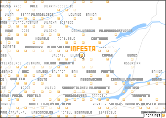 map of Infesta