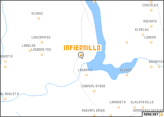 map of Infiernillo