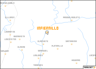 map of Infiernillo