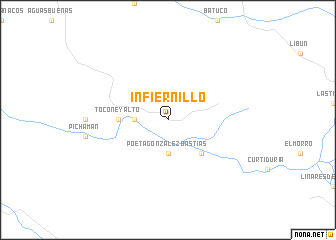 map of Infiernillo