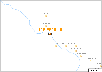 map of Infiernillo