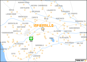 map of Infiernillo