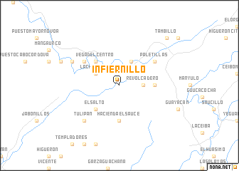 map of Infiernillo