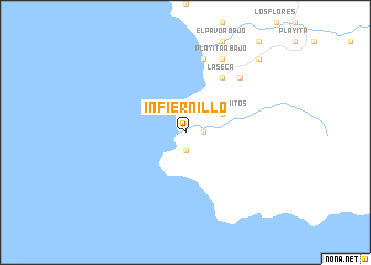 map of Infiernillo