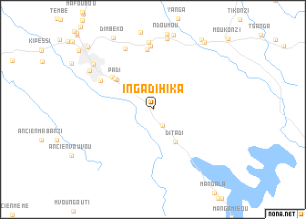 map of Inga Dihika