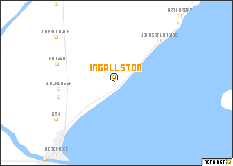 map of Ingallston