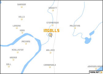 map of Ingalls