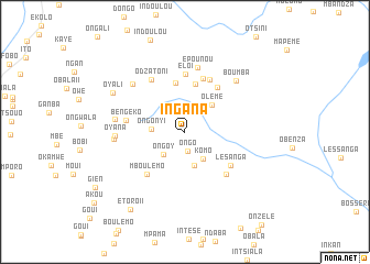 map of Ingana