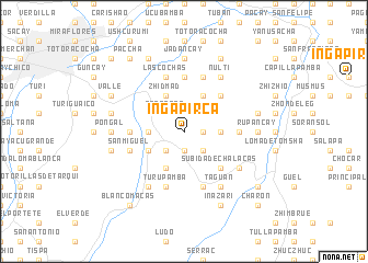 map of Ingapirca