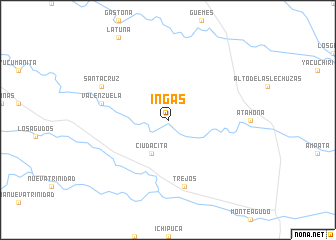 map of Ingas