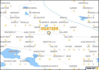 map of Ingatorp