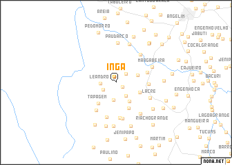 map of Ingá