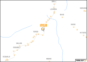 map of Inga