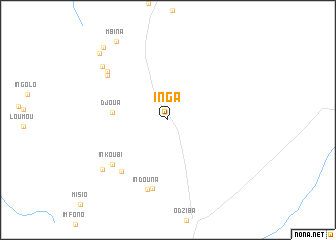 map of Inga