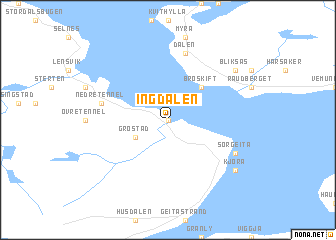 map of Ingdalen