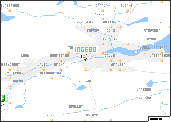 map of Ingebo