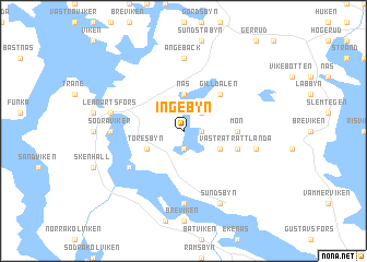 map of Ingebyn