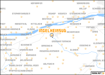 map of Ingelheim-Süd