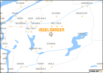 map of Ingelsängen