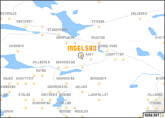 map of Ingelsbo