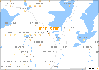 map of Ingelstad