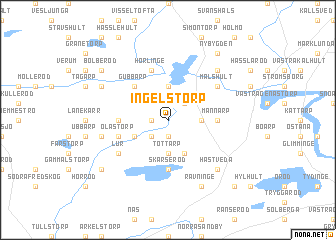 map of Ingelstorp