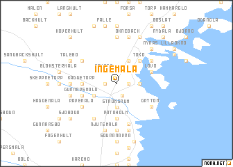 map of Ingemåla