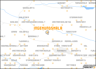 map of Ingemundsmåla