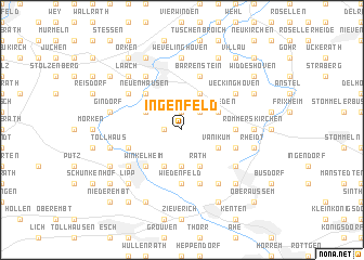 map of Ingenfeld