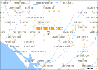 map of Ingenio Bélgica