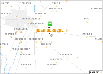 map of Ingenio Cruz Alta