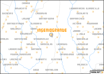 map of Ingenio Grande